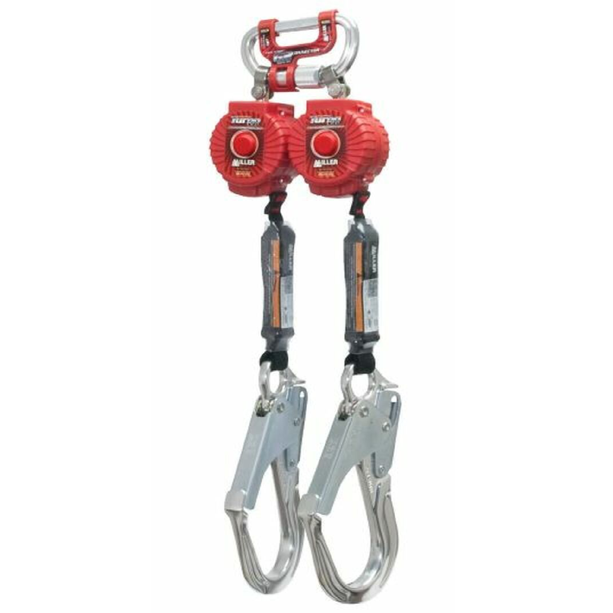 Miller TWIN TURBO Fall Protection SCAFFOLD Hooks With SELF RETRACTABLE Lifeline PLUS G2 CONNECTOR